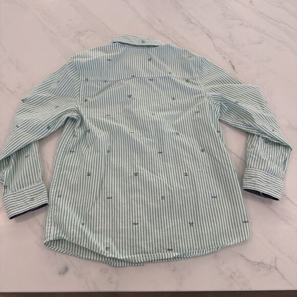 Gymboree Boys Button-Down Dress Shirt Cool Super Yeah Sz 5 - Picture 4 of 5